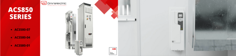 En omnielectric contamos con el variador de frecuencia ABB ACS850 series