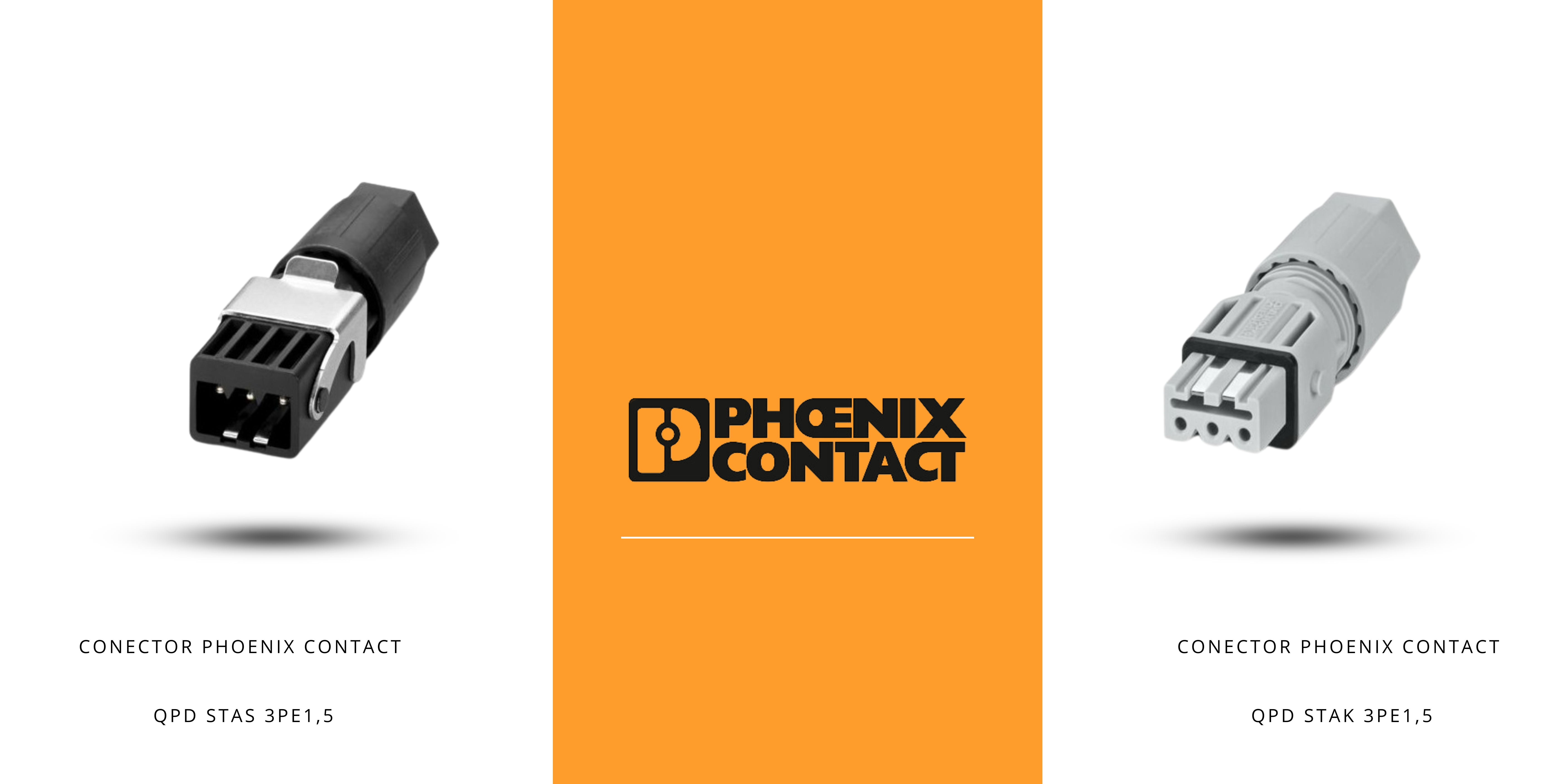 Conectores para instalaciones QPD STAK 3 y QPD STAS 3 de Phoenix Contact, disponibles a través de Omnielectric
