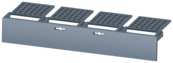 Tapa cubrebornes de 4 polos, 1 unidad, accesorio para: 3VA1 250