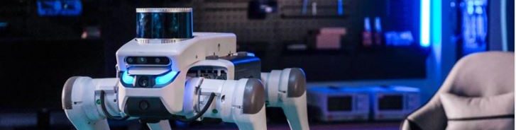 Robot cuadrúpedo Deep Robotics en inspección industrial