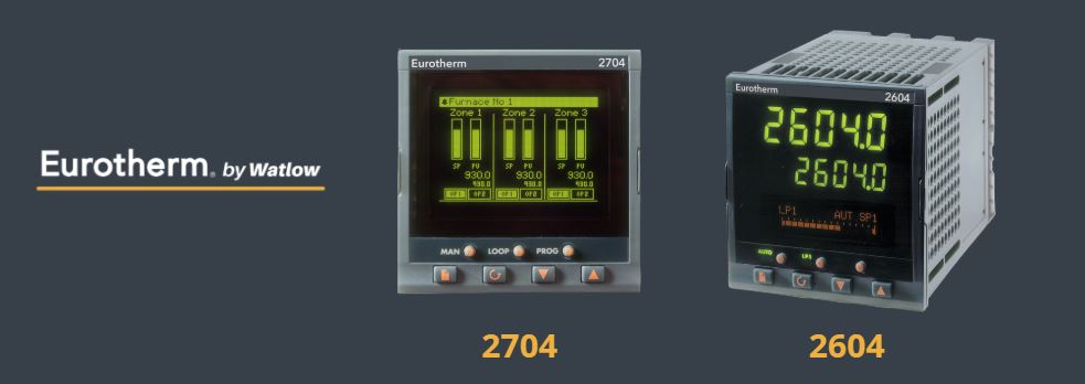 Controladores PID industriales con sondas de temperatura frente a horno de tratamiento térmico